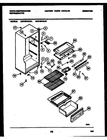 03 - Cabinet Parts parts for Frigidaire Refrigerator ACG130VNLW1 from AppliancePartsPros.com