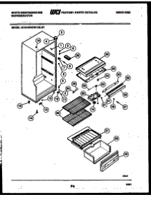 03 - Cabinet Parts parts for Frigidaire Refrigerator ACG150NCW1 from AppliancePartsPros.com