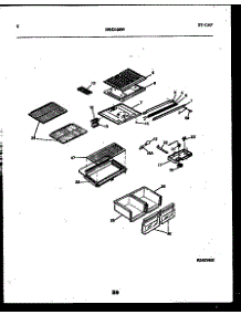 05 - Shelves And Supports parts for Frigidaire Refrigerator ATG170VNCW1 from AppliancePartsPros.com