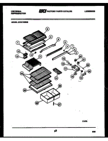 02 - Shelves And Supports parts for Frigidaire Refrigerator GTN175HH2 from AppliancePartsPros.com