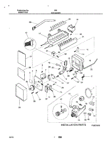02 - Ice Maker parts for Frigidaire Ice Maker IK9 from AppliancePartsPros.com
