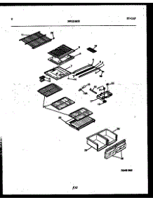 05 - Shelves And Supports parts for Frigidaire Refrigerator PRT154MCW2 from AppliancePartsPros.com