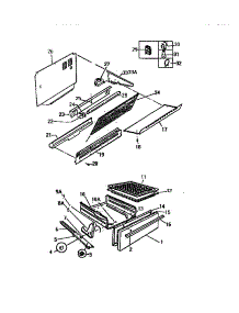 06 - Splasher & Lower Drawer parts for Frigidaire Range GC932EXV0 from AppliancePartsPros.com