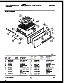 04 - Broiler Drawer Parts parts for Frigidaire Range GF201ND3 from AppliancePartsPros.com
