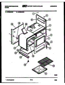 05 - Body Parts parts for Frigidaire Range GF300HXW4 from AppliancePartsPros.com