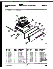 06 - Broiler Drawer Parts parts for Frigidaire Range GF300HXW4 from AppliancePartsPros.com