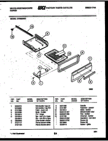 05 - Broiler Drawer Parts parts for Frigidaire Range GF300NW2 from AppliancePartsPros.com