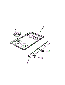 03 - Top, Control Panel parts for Frigidaire Range GF410HXF1 from AppliancePartsPros.com