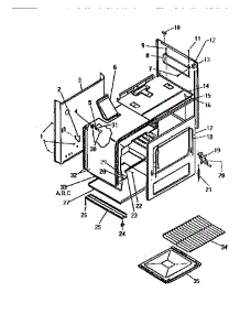 05 - Body, Side Panels parts for Frigidaire Range GF410HXH2 from AppliancePartsPros.com