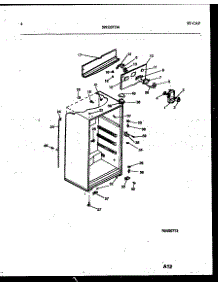 03 - Cabinet Parts parts for Frigidaire Refrigerator PRT173MCW1 from AppliancePartsPros.com