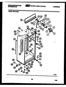 03 - Cabinet Parts parts for Frigidaire Refrigerator PRT217HV0 from AppliancePartsPros.com