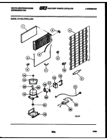 04 - System And Automatic Defrost Parts parts for Frigidaire Refrigerator RA186GCW5 from AppliancePartsPros.com