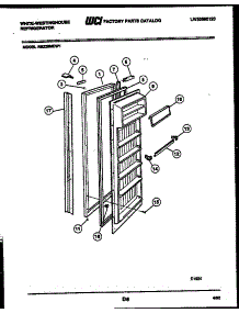 03 - Refrigerator Door Parts parts for Frigidaire Refrigerator RS229MCV1 from AppliancePartsPros.com