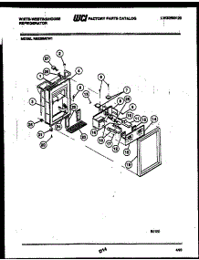07 - Ice Door, Dispenser And Water Tank parts for Frigidaire Refrigerator RS229MCF1 from AppliancePartsPros.com