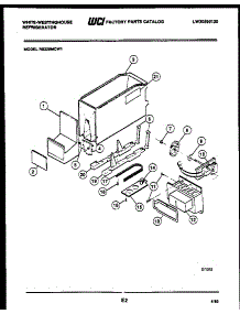 08 - Ice Dispenser parts for Frigidaire Refrigerator RS229MCF1 from AppliancePartsPros.com