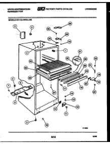 03 - Cabinet Parts parts for Frigidaire Refrigerator RT114LLW5 from AppliancePartsPros.com