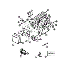 10 - Ice Maker Parts parts for Frigidaire Refrigerator RS249JCW0 from AppliancePartsPros.com