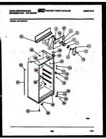 03 - Cabinet Parts parts for Frigidaire Refrigerator PRT134PCH1 from AppliancePartsPros.com