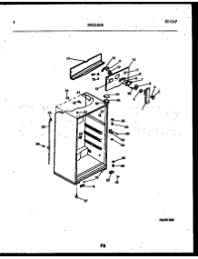 04 - Cabinet Parts parts for Frigidaire Refrigerator PRT154MCD2 from AppliancePartsPros.com