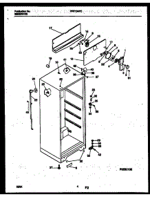 03 - Cabinet Parts parts for Frigidaire Refrigerator PRT134PCH2 from AppliancePartsPros.com