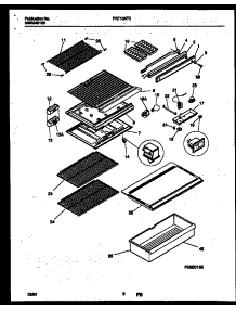 05 - Shelves And Supports parts for Frigidaire Refrigerator PRT134PCH2 from AppliancePartsPros.com