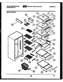 05 - Shelves And Supports parts for Frigidaire Refrigerator RS227MCW1 from AppliancePartsPros.com
