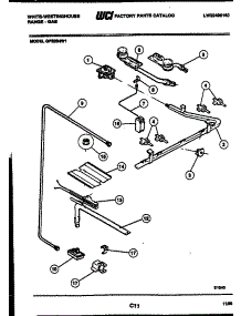06 - Burner, Manifold And Gas Control parts for Frigidaire Range GF620ND1 from AppliancePartsPros.com