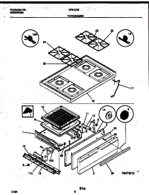 05 - Cooktop And Broiler Drawer Parts parts for Frigidaire Range GF610RXD4 from AppliancePartsPros.com