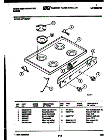 03 - Cooktop Parts parts for Frigidaire Range GF740ND1 from AppliancePartsPros.com