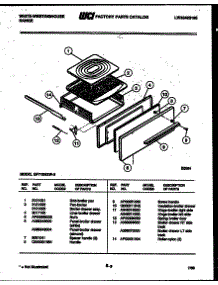 05 - Broiler Drawer Parts parts for Frigidaire Range GF716HXW3 from AppliancePartsPros.com