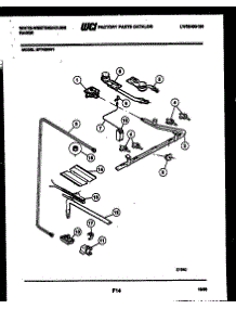 06 - Burner, Manifold And Gas Control parts for Frigidaire Range GF740ND1 from AppliancePartsPros.com