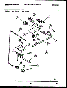 06 - Burner, Manifold And Gas Control parts for Frigidaire Range GF740ND6 from AppliancePartsPros.com