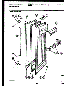 03 - Refrigerator Door Parts parts for Frigidaire Refrigerator RS220MCV0 from AppliancePartsPros.com