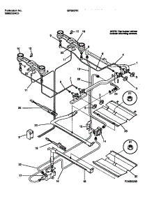 03 - Burner parts for Frigidaire Range GF680RXD2 from AppliancePartsPros.com