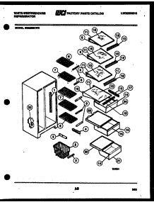 05 - Shelves And Supports parts for Frigidaire Refrigerator RS225MCD0 from AppliancePartsPros.com