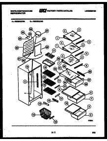 05 - Shelves And Supports parts for Frigidaire Refrigerator RS229GCW4 from AppliancePartsPros.com