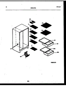 06 - Shelves And Supports parts for Frigidaire Refrigerator RSG192NCD1 from AppliancePartsPros.com