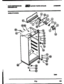 03 - Cabinet Parts parts for Frigidaire Refrigerator RT141GCDA from AppliancePartsPros.com