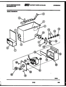 08 - Ice Dispenser parts for Frigidaire Refrigerator RS249MCD1 from AppliancePartsPros.com