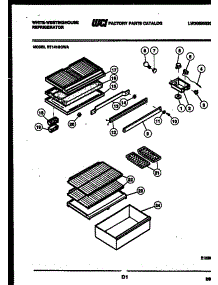 04 - Shelves And Supports parts for Frigidaire Refrigerator RT141GCDA from AppliancePartsPros.com