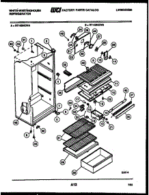 03 - Cabinet Parts parts for Frigidaire Refrigerator RT143NCDB from AppliancePartsPros.com