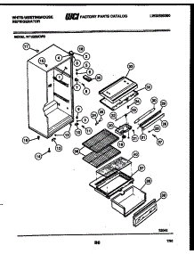 03 - Cabinet Parts parts for Frigidaire Refrigerator RT150MCD0 from AppliancePartsPros.com