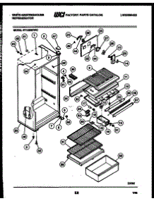 03 - Cabinet Parts parts for Frigidaire Refrigerator RT153NCV0 from AppliancePartsPros.com