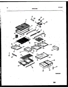 07 - Shelves And Supports parts for Frigidaire Refrigerator PRT217MCH2 from AppliancePartsPros.com