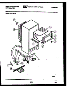 04 - System And Automatic Defrost Parts parts for Frigidaire Refrigerator RC141MCW0 from AppliancePartsPros.com