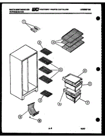 05 - Shelves And Supports parts for Frigidaire Refrigerator RS192GCF5 from AppliancePartsPros.com