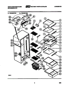 05 - Shelves And Supports parts for Frigidaire Refrigerator RS228GCD3 from AppliancePartsPros.com