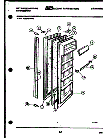 03 - Refrigerator Door Parts parts for Frigidaire Refrigerator RS225MCF0 from AppliancePartsPros.com