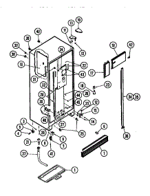 04 - Cabinet Parts parts for Frigidaire Refrigerator RS249JCH1 from AppliancePartsPros.com