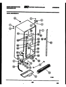 04 - Cabinet Parts parts for Frigidaire Refrigerator RSG192GCD1A from AppliancePartsPros.com